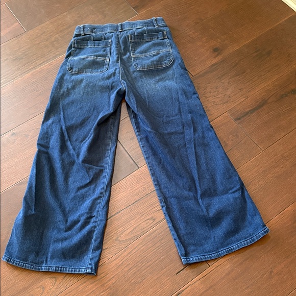 Wit & Wisdom Navy and Light Blue Wide Leg Stretch Denim Jeans - Picture 5 of 5